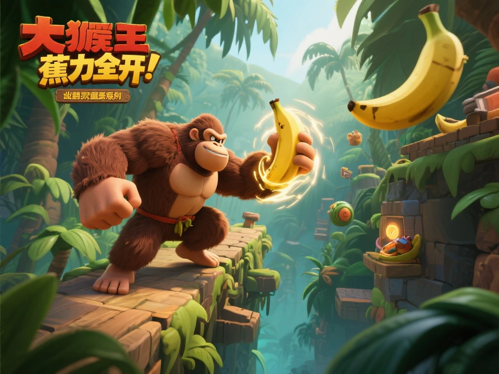 《大金刚：香蕉能量爆发》震撼发布！7月17日强势登陆Switch2