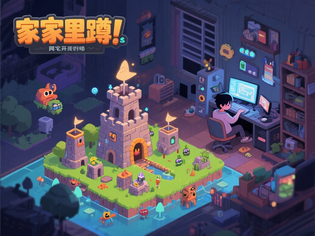 宅家7年磨一剑！塔防力作《家里蹲》上线，阿宅的逆袭之作？